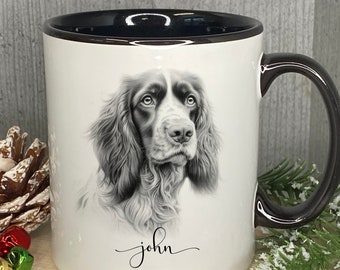 Springer Spaniel Mug, Spaniel gift, Dog Dad, Dog Mum