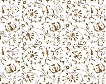 Dollhouse Wallpaper Floral Imprimible Fondo de pantalla Imprimible Descargar Fondo de pantalla en miniatura Descarga digital 1:12 Escala Dollhouse Paper