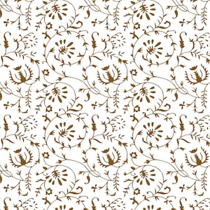 Dollhouse Wallpaper Floral Printable Wallpaper Printable Download Miniature Wallpaper Digital Download 1:12 Scale Dollhouse Paper
