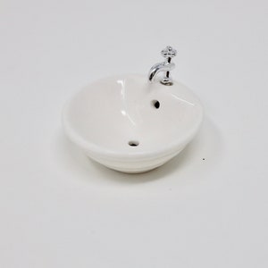Dollhouse Miniature Sink Dollhouse Sink Dollhouse Miniature Kitchen Miniature Bath Dollhouse Bathroom Roombox Bathroom 1:12 Scale Miniature
