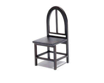 Dollhouse Miniature 1/12 Chair Kit Dollhouse Kit Chair DIY Miniature Decor Kit Roombox DIY Dollhouse Lover Mini Chair Tiny Chair