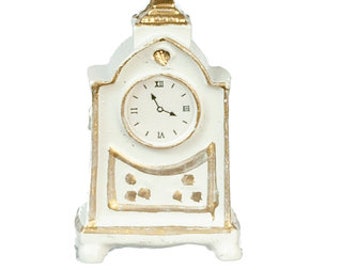 Dollhouse Miniature Clock Miniature Desk Clock Miniature Table Clock Antique Clock Miniature Clock Statue 1:12 Scale Dollhouse Miniatures