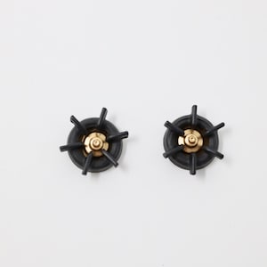 Dollhouse Miniature Stove Burners Set of 2 Mini Stovetop Dollhouse Stove Dollhouse Kitchenware 1:12 Scale Miniature