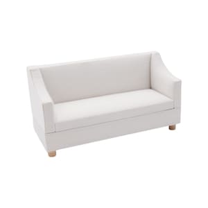 Dollhouse Miniature Couch Dollhouse Sofa White Couch Dollhouse Furniture Miniature Couch 1:12 Scale Furniture Modern Dollhouse Furniture