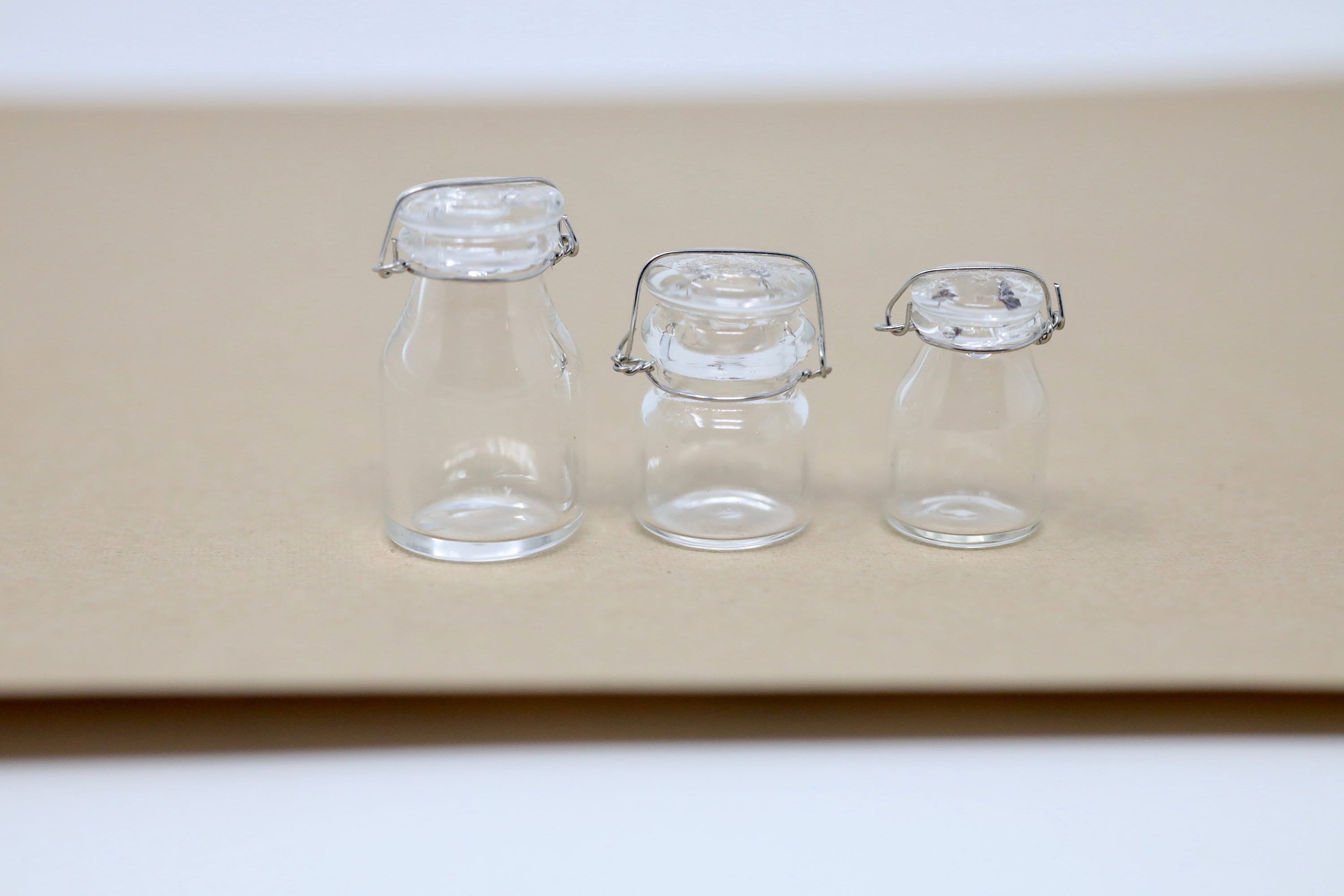 Dollhouse Miniature Glass Jars Miniature Vase Dollhouse Jars Etsy