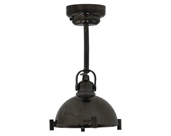Miniature Dollhouse Black Farmhouse Ceiling Lamp  Dollhouse Light Dollhouse Lamp LED Light with on/off switch 1:12 scale dollhouse miniature