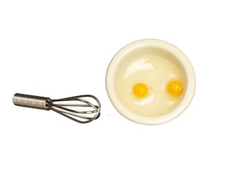 Dollhouse Miniature Eggs Miniature Scrambled Eggs Dollhouse Miniature Food Miniature Egg Cooking Set Dollhouse Kitchen 1:12 Scale Miniature