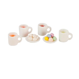 Miniature Easter Eggs Dollhouse Eggs Eggs Tiny Eggs Mini Easter Basket Miniature Food Dollhouse Food 1:12 Scale Miniature