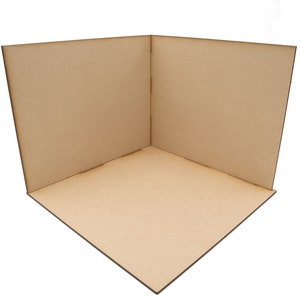 Dollhouse Miniature Roombox | Room Box | 1:12 Scale Miniature | Diorama | Roombox Kit | Dollhouose Kit | Corner Roombox Kit