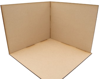 Dollhouse Miniature Roombox | Room Box | 1:12 Scale Miniature | Diorama | Roombox Kit | Dollhouose Kit | Corner Roombox Kit