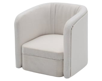 Dollhouse Miniature Chair Modern Dollhouse Chair Dollhouse Vintage Chair White Dollhouse Chair Miniature Sofa 1:12 Scale Furniture