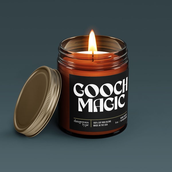 Gooch Magic Candle, Funny Gift, Home Decor, 9 oz. Candle
