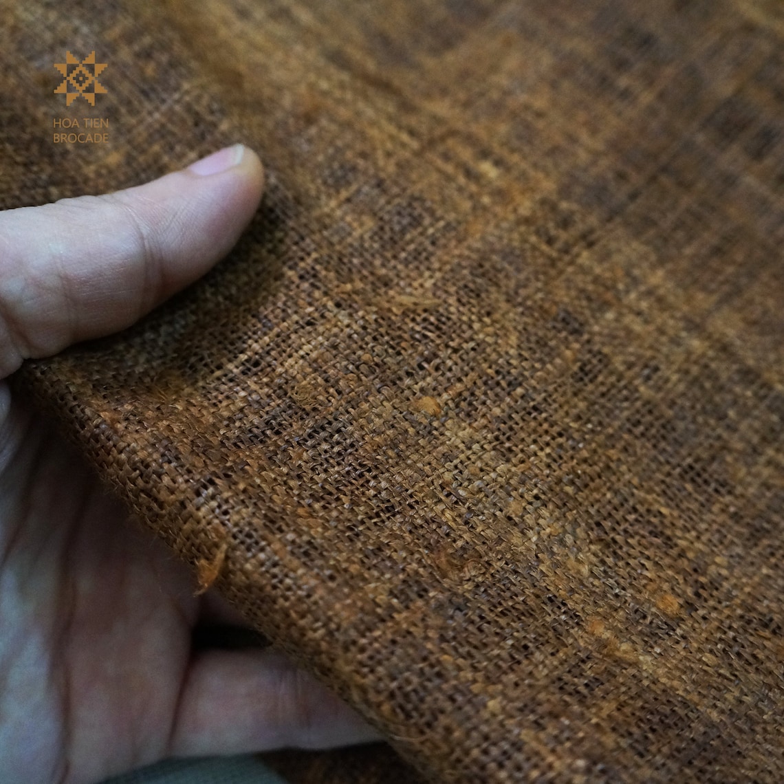 Brown Soft Hemp Fabric by Yard Organic Hemp Fabric Etsy