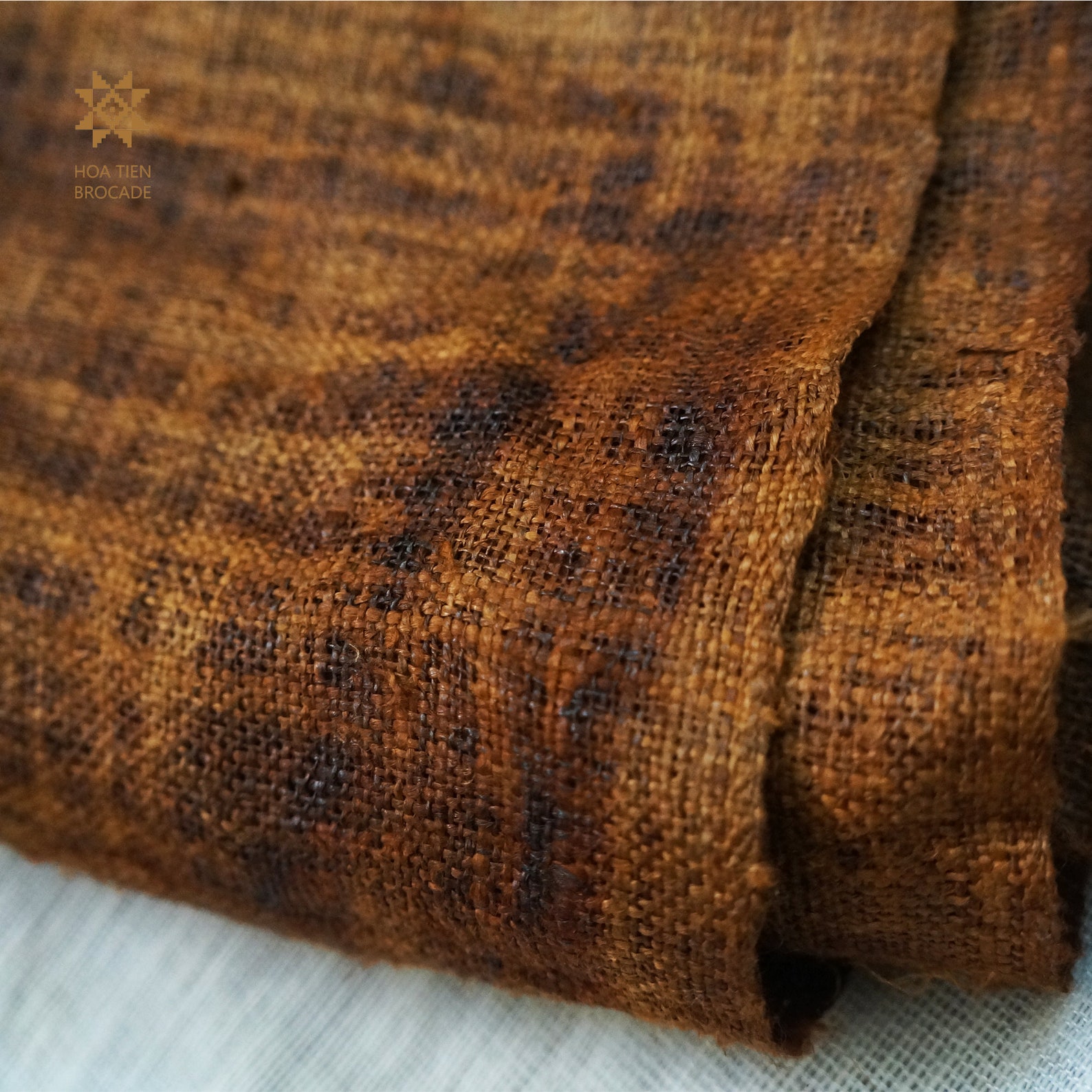 Brown Soft Hemp Fabric by Yard Organic Hemp Fabric Etsy