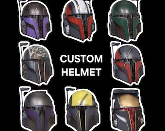 Mandalorian Vanguard Helmet: Custom Commission