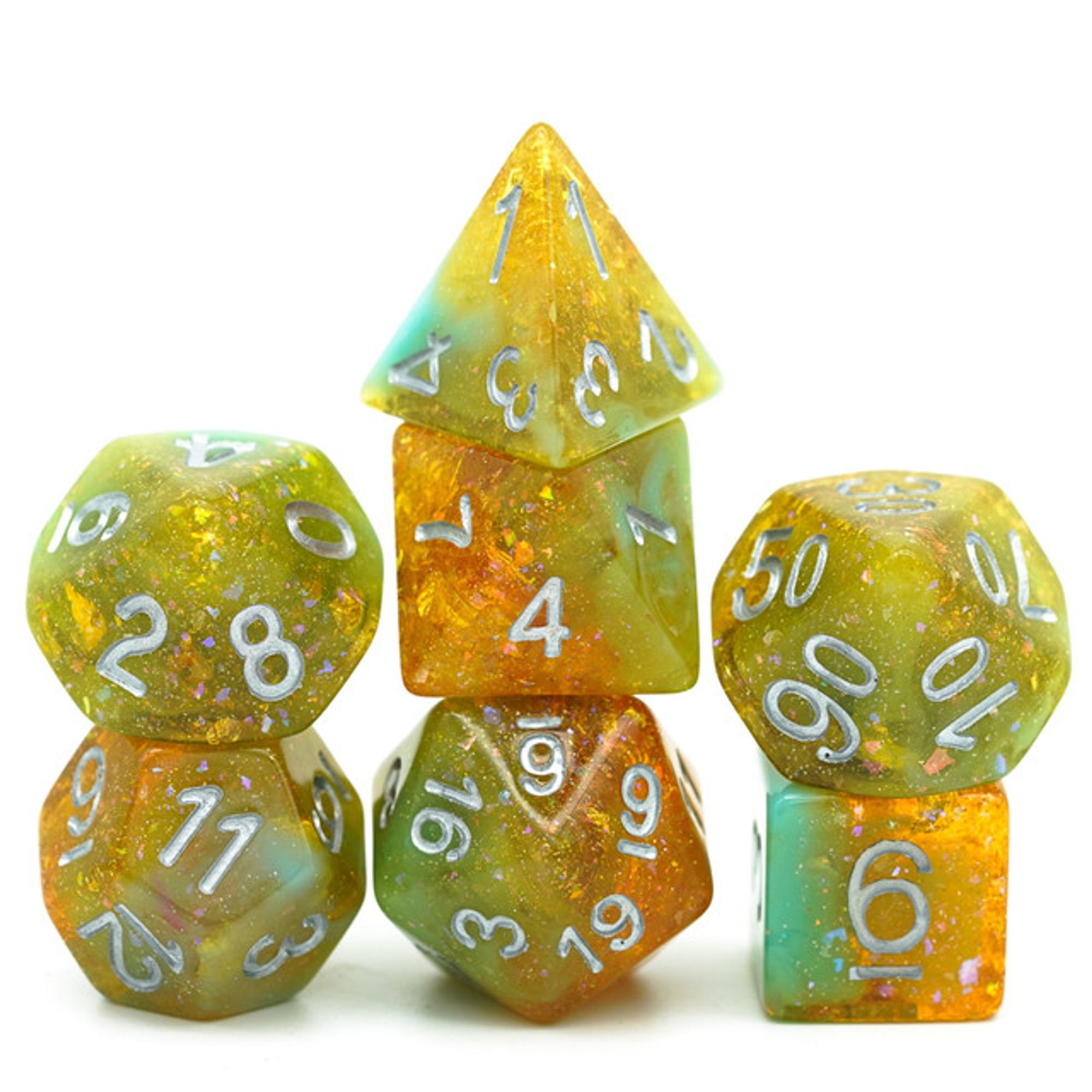 Customisable D4 Dice DND Boardgame RPG Dungeons and Dragons Tabletop Games  Unique Glitter Shimmer Sparkle Personal Gift Striking D10 D6 D8 