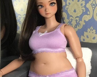 Smart doll PEAR BODY  lilac top and panty set