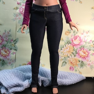 Smartdoll PEAR BODY  denim stretch jeggings in blue or black