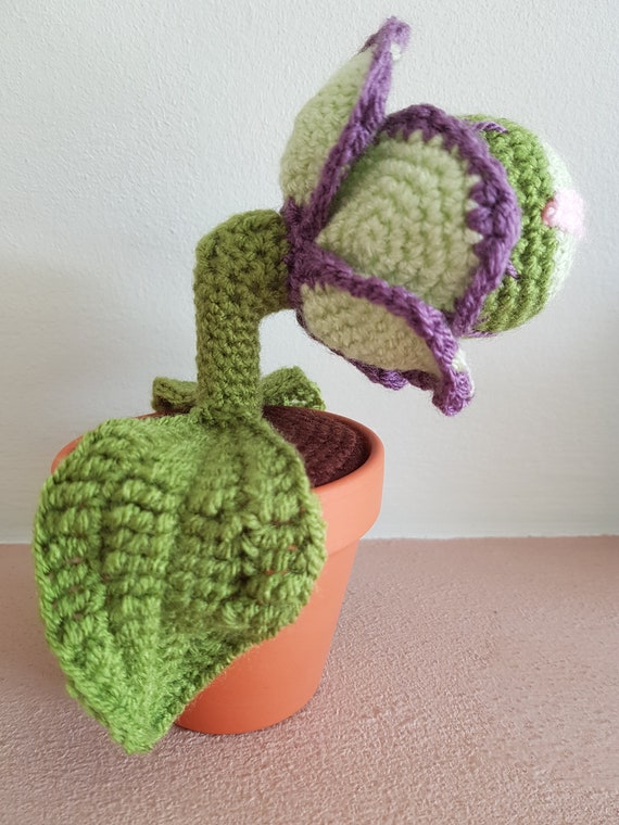 PATTERN ONLY - Baby Audrey II Plant Crochet Pattern - Little Shop