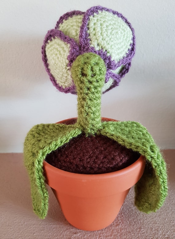 PATTERN ONLY - Baby Audrey II Plant Crochet Pattern - Little Shop