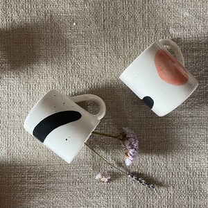 Ceramic Coffee Set / 6 Espresso Cups / Handmade Ceramic Espresso Set image 7