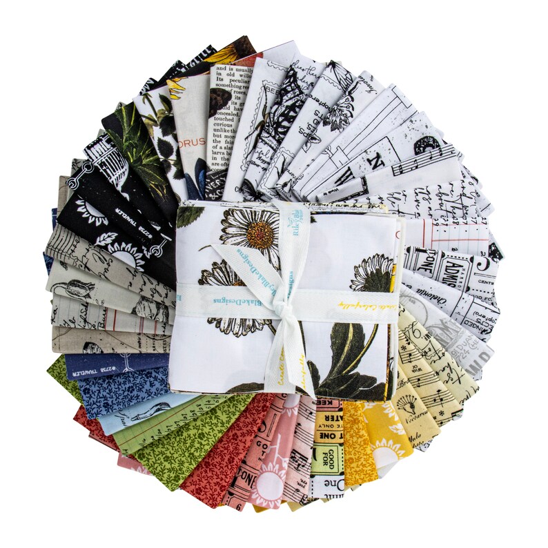 New Art Journal by J. Wecker Frisch Fat Quarter Bundle 38 Pcs Etsy