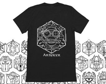 Artificer D&D T-Shirt: Unisex Jersey Tee, Tabletop RPG Shirt