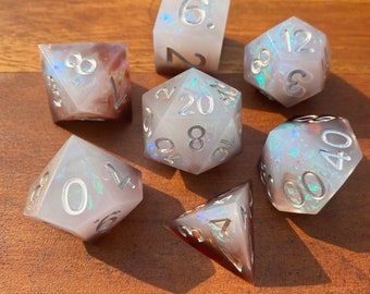 Sharp Edge Dice Set- Nebula- D&D Dice, DnD, Dungeons and Dragons, Dm, RPG and Fantasy Class, Tabletop Gaming, Gaming