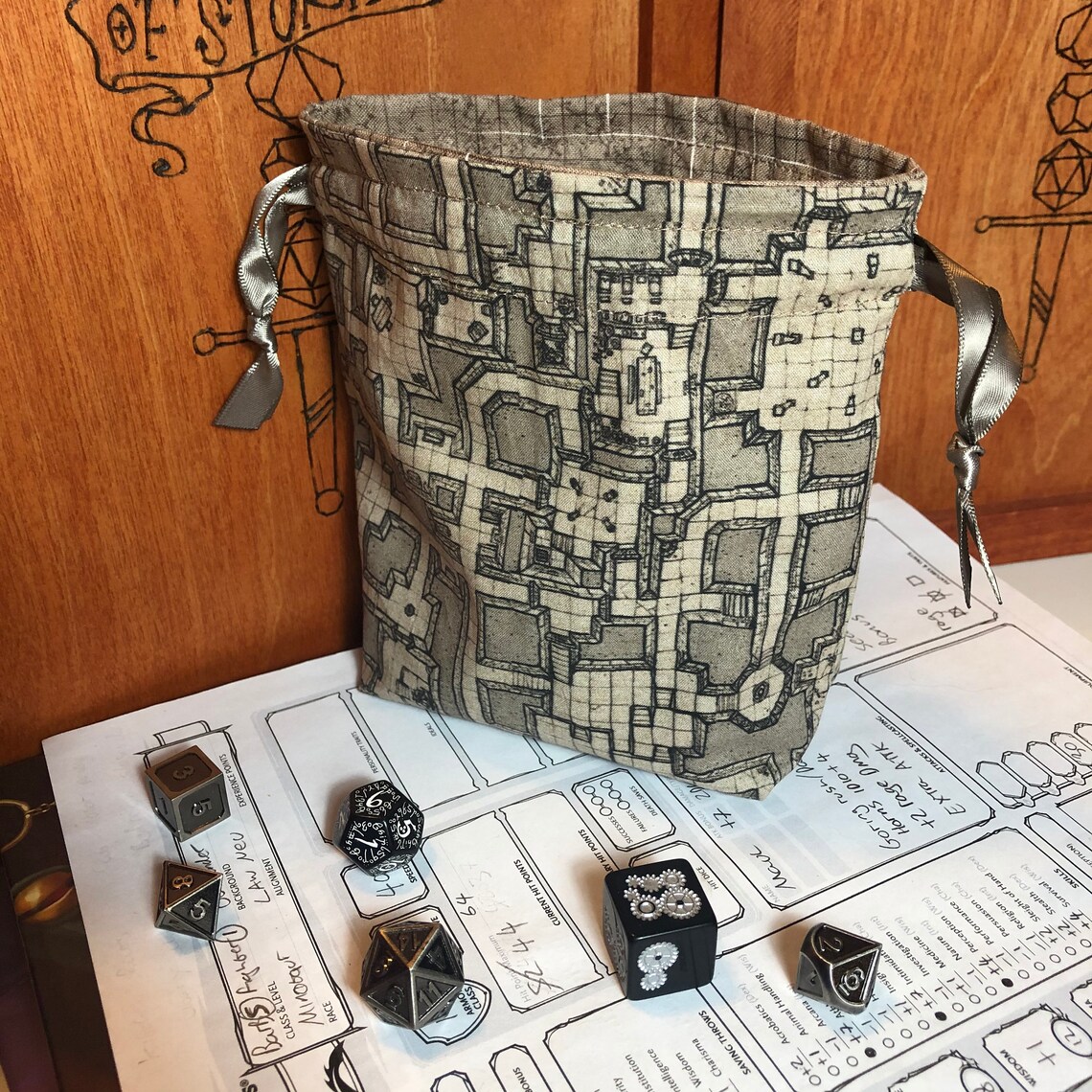 Dungeons DM Dice Bag Dungeons and Dragons D&D RPG Etsy