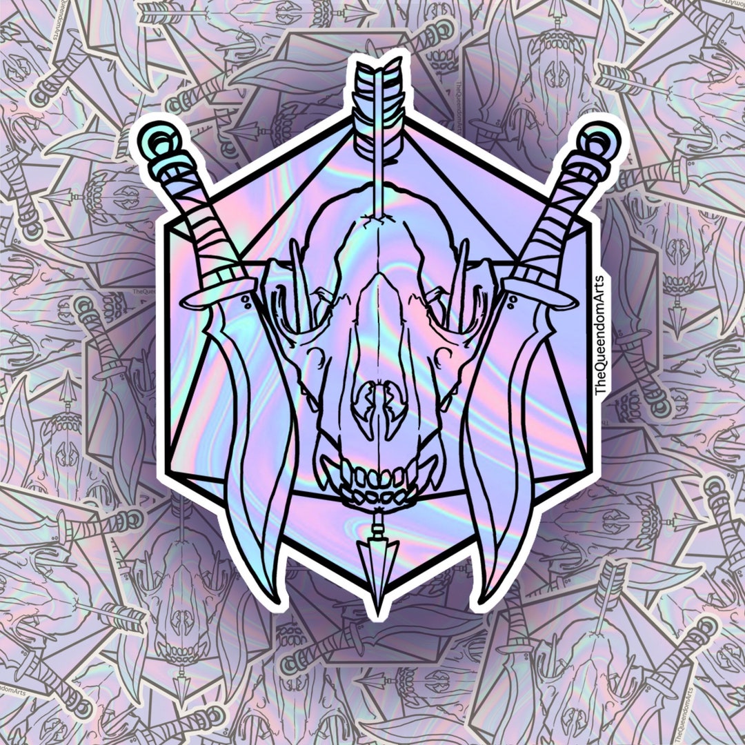 Dnd Stickers Ranger RANGER - D&D Class Stickers, Holographic, Dnd, Dungeons and Dragons ...