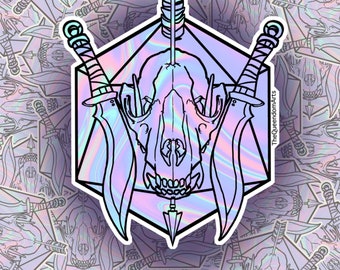 RANGER - D&D Class stickers, holographic, Dnd, Dungeons and dragons, RPG and Fantasy Class, Tabletop Gaming