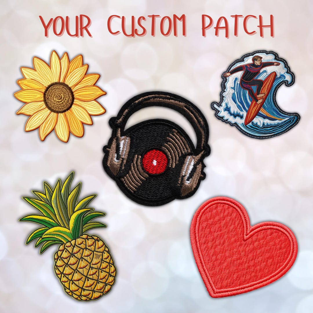 Custom Embroidered Patch - Etsy