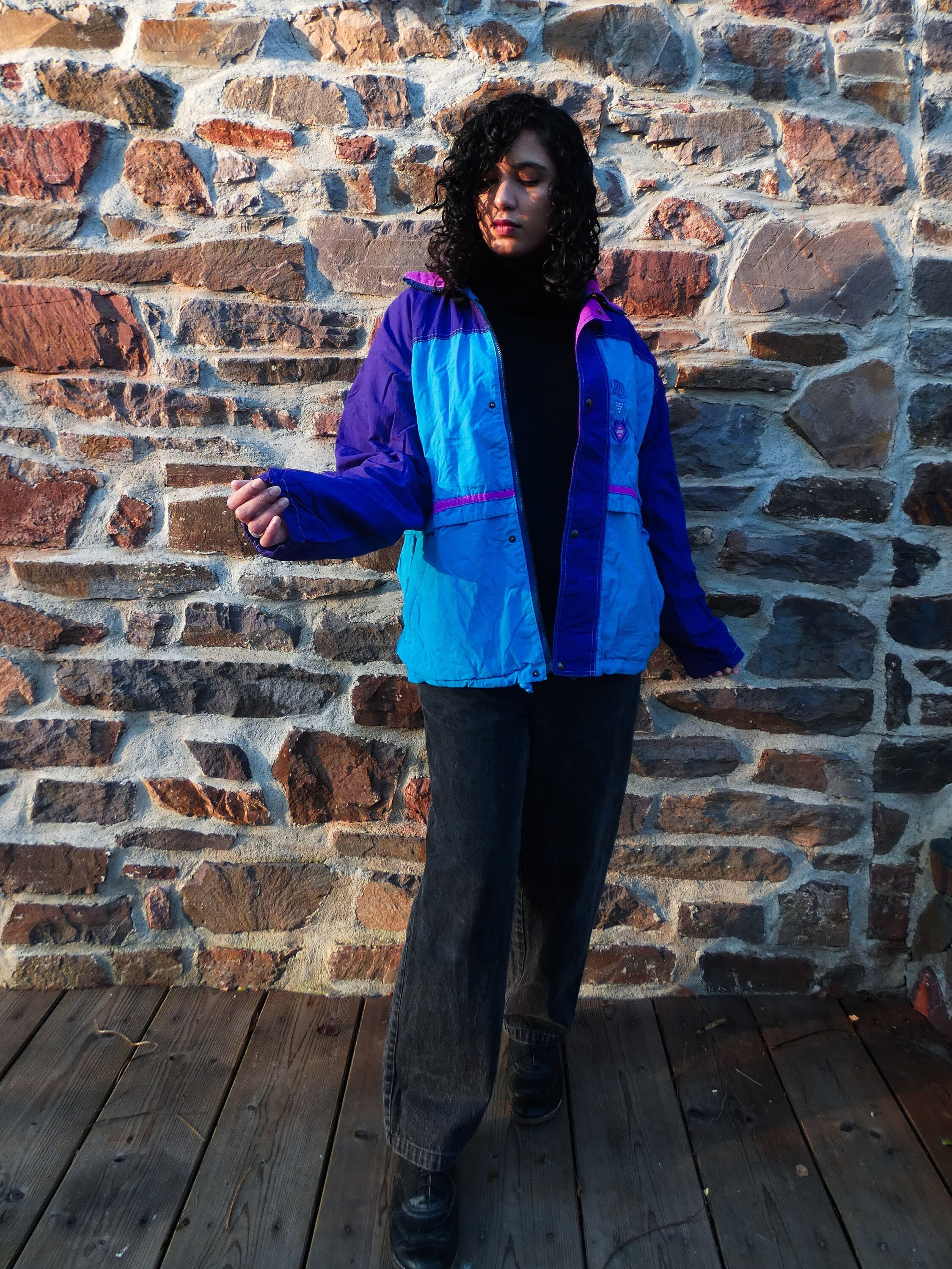 Vintage Lotto Colourful Sports Jacket 