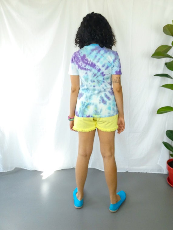 Pastel Punch Tie- Dye Tshirt - Size L || Vintage … - image 3