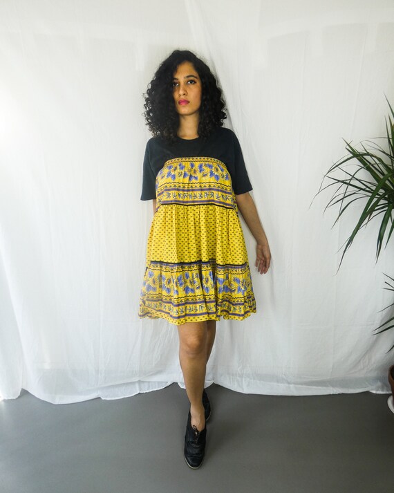 Yellow Bohemian Off Shoulder Dress || Bohemian Sk… - image 2