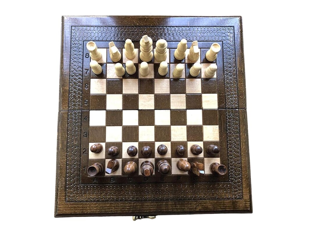 Walnut Warriors Chess Set, Chessboard, Majestic Chess Collection ...