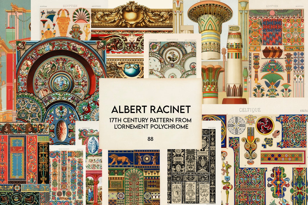 Albert Racinet HQ Pattern Illustrations, L'ornement Polychrome