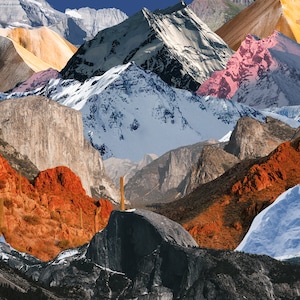 200+ Clipart di paesaggi Neve Autunno Natura Montagne Collage Elemento Colline Strade Alberi Fiori Cactus Surreale Spiaggia Download digitale