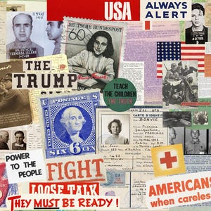 1000+ Vintage Wars/Political Ephemera. WWII, WWI, Hiroshima, Civil War, World War Propaganda, Vietnam, Mugshots, Marine Scrapbooking Cutouts