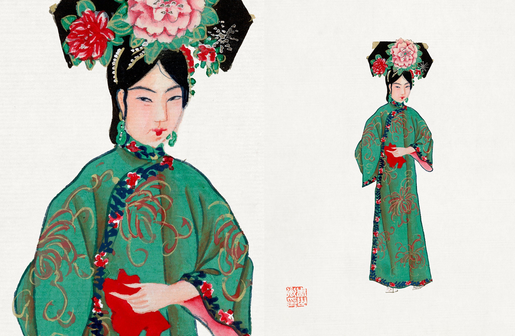 中国蘇州刺繍コレクション④ 皇帝礼服図 中国蘇州刺繍コレクション④ 皇帝礼服図