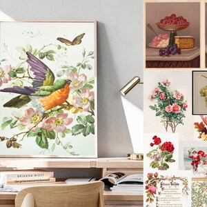 200+ L. Prang & Co. HQ illustraties/schilderijen antieke Chromolithographs Vintage Rose Kerstman kerstkaarten herfst digitale download