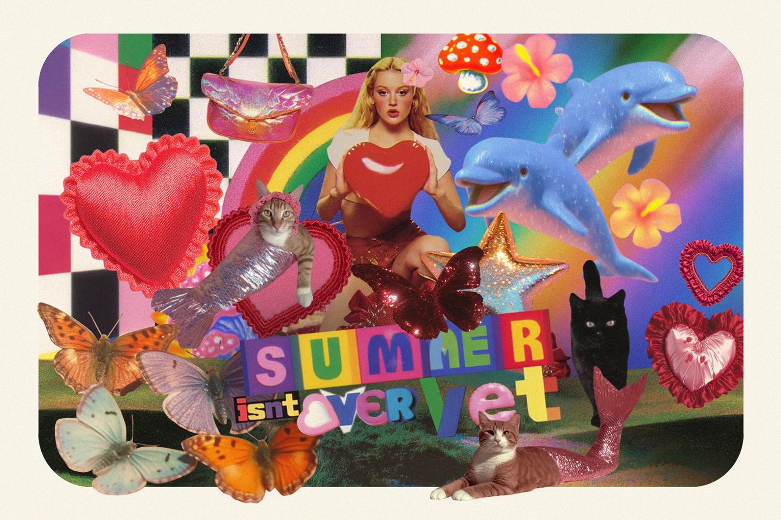 Summer Ransom Summer Isn't Over Yet! 400 Y2K PNG Clipart, Ransom Letters, Collage ...