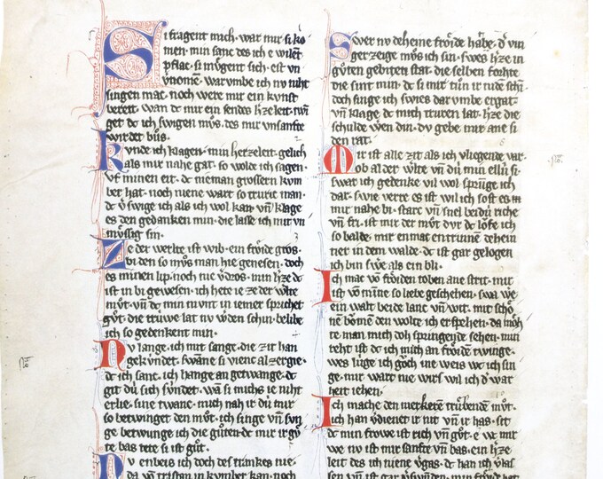Medieval Times Script Medieval Script Pages, Handwritten Script, Middle Ages, Illuminated ...