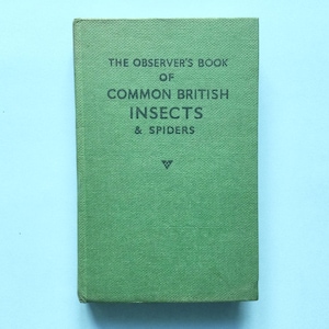 Vintage science book, insect prints, observer&#39;s book. Entomologist gift.