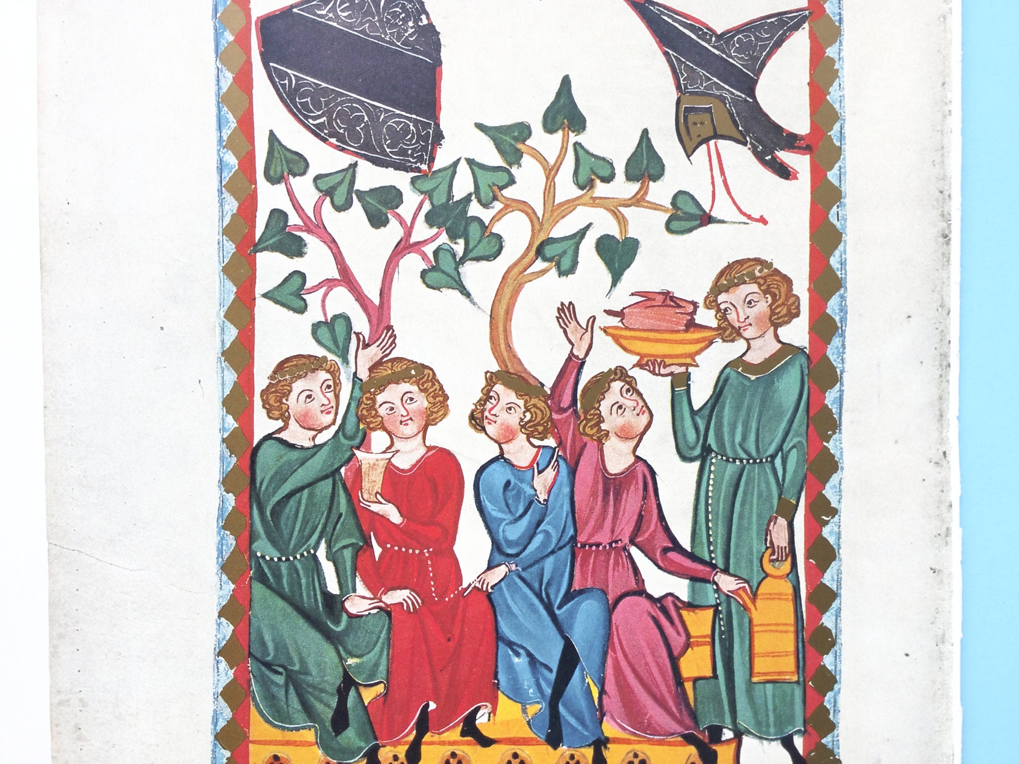 Medieval Prints, Vintage Book Pages for Wall Decor, Collage, Junk ...