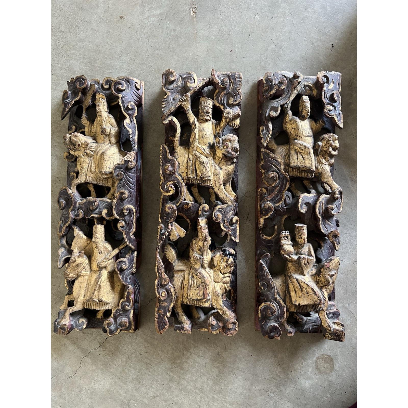 Antique chinese carved panel - Etsy 日本