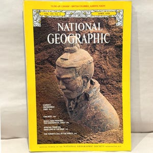 National Geographic april 1978 Kina Terrakotta Hitta Kanada Karta Vol 153 Nr 4