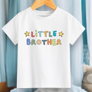 T-shirt kleine broer grote broer grote zus zusje – nieuwe babyaankondiging – custom broer of zus onthullen kinder-T-shirt