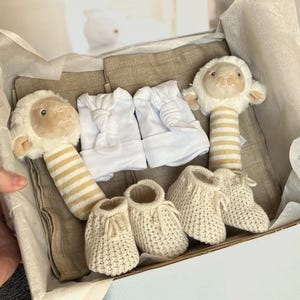 Twin Set Gift for Baby, Animal Baby Gift, Baby Gift Hamper, twin baby shower, twin baby girls, twin baby boys, personalised twins baby gift