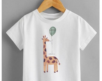 Kids Birthday T-shirt,  Toddler birthday top, child's birthday t shirt, birthday age tee